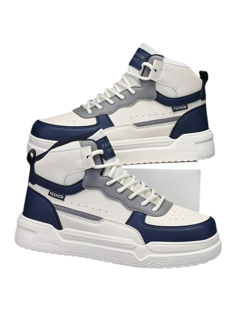 StreetEdge High-Top Fashion Sneakers