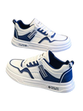 Urban Blue Low-Top Casual Sneakers