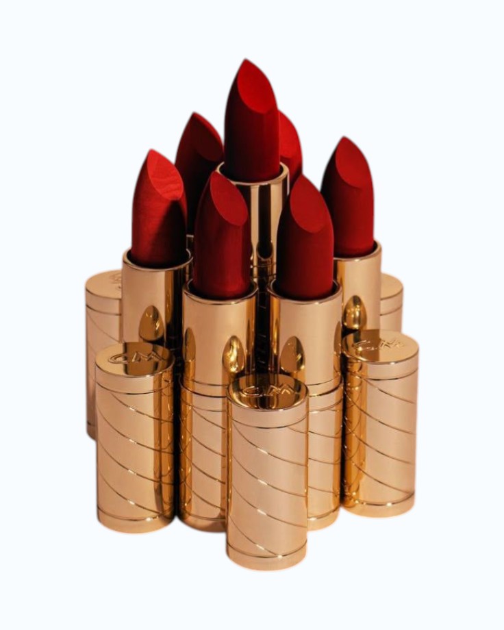Royal Velvet Matte Red Lipstick – Luxe Gold Collection